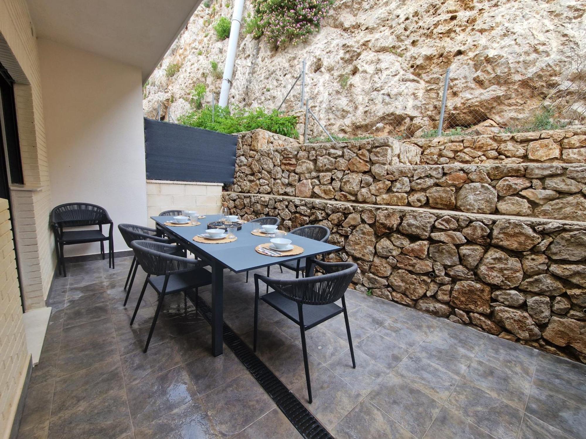 Вилла Casa Buena Vista Con Piscina Y Ascensor Кульера Экстерьер фото